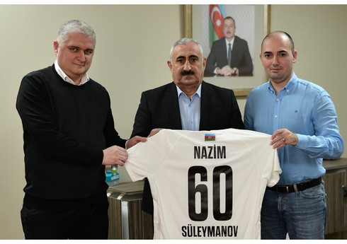 AFFA Nazim Süleymanovu yubiley münasibətilə təbrik edib