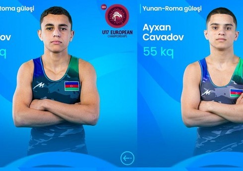 Avropa çempionatı: Azərbaycanın üç güləşçisi bürünc medal qazanıb