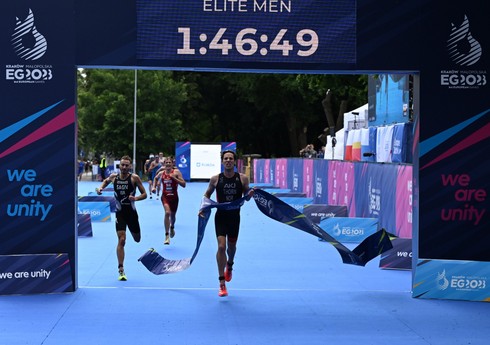 Avropa Oyunları: Azərbaycan triatlonçusu 6-cı yeri tutub