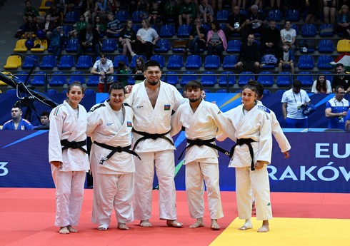 Avropa Oyunları: Azərbaycanın cüdo yığması Fransaya uduzub - YENİLƏNİB