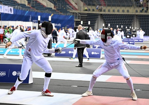 Avropa Oyunları: Azərbaycanın daha bir qılıncoynadanı məğlub olub - YENİLƏNİB