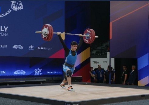 Azərbaycan ağırlıqqaldıranı Avropa çempionatında bürünc medal qazanıb