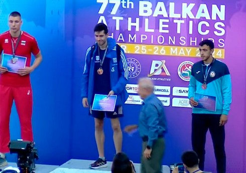 Azərbaycan atleti Balkan çempionatında bürünc medal qazanıb