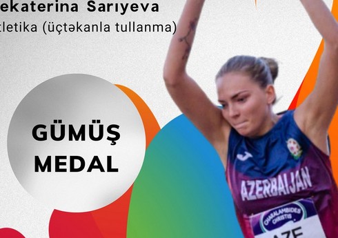 Azərbaycan atleti beynəlxalq turnirdə gümüş medal qazanıb