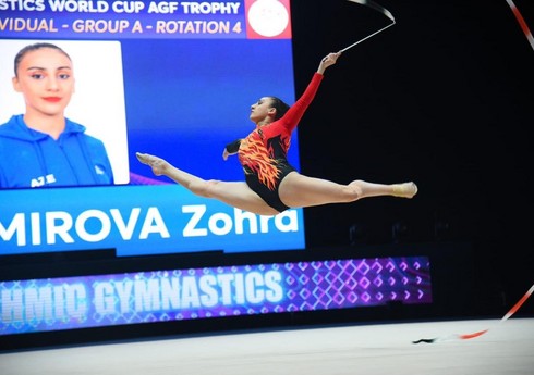 Azərbaycan bədii gimnastı Bakıdakı Dünya Kubokunda çıxışını başa vurub