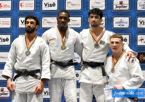 Azərbaycan cüdoçuları Belçikadakı beynəlxalq turnirin ilk günündə dörd medal qazanıblar