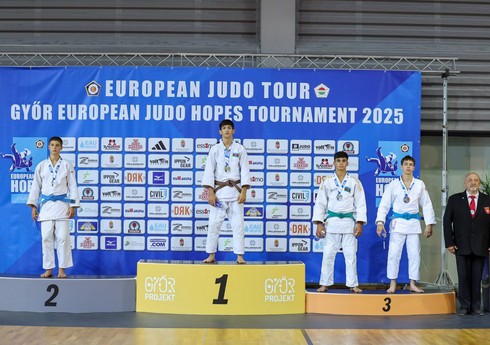 Azərbaycan cüdoçuları beynəlxalq turnirdə 1 qızıl və 3 bürünc medal əldə ediblər