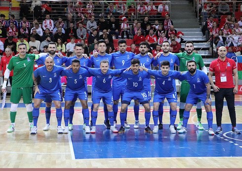 Azərbaycan futzal yığması dünya reytinqində geriləyib