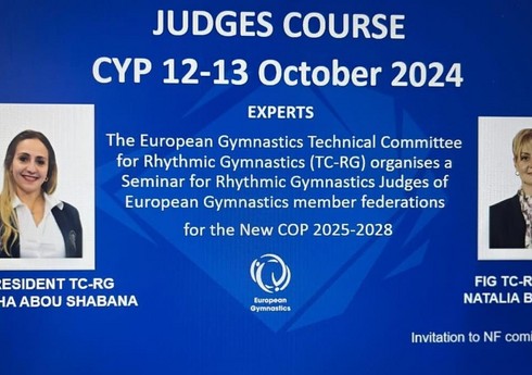 Azərbaycan Gimnastika Federasiyasının idman direktoru beynəlxalq seminara dəvət alıb