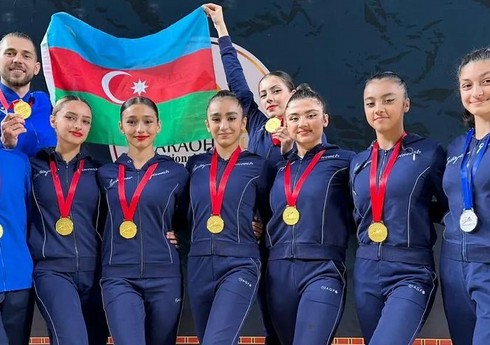 Azərbaycan gimnastları Misirdə üç qızıl medal qazanıblar