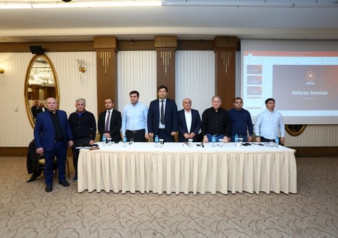 Azərbaycan Güləş Federasiyasının təşkil etdiyi məşqçilərin ümumrespublika seminarı davam edir