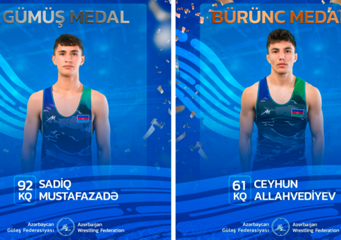 Azərbaycan güləşçiləri Bolqarıstanda keçirilən turnirdə iki medal qazanıb