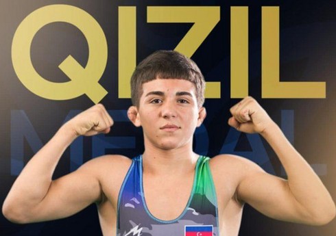 Azərbaycan güləşçisi Afinada dünya çempionu olub