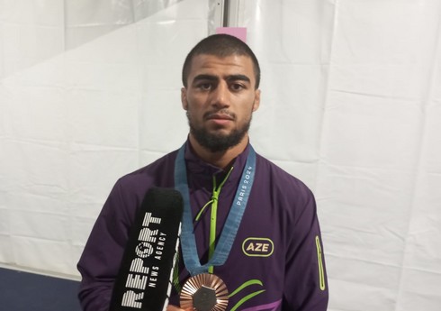 Azərbaycan güləşçisi: Şükürlər olsun ki, olimpiadadan əliboş qayıtmadım