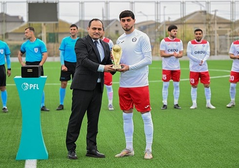 Azərbaycan I Liqasında fevralın ən yaxşı qolunun müəllifi mükafatlandırılıb