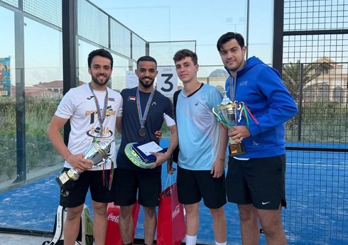 Azərbaycan idmançısı Bakıda keçirilən padel tennisi üzrə beynəlxalq turnirdə üçüncü olub