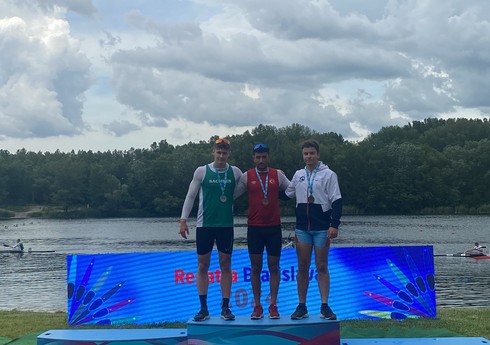 Azərbaycan idmançısı “Bratislava Reqatası”nda bürünc medal qazanıb