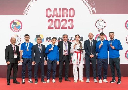 Azərbaycan karateçiləri Premyer Liqa turnirində beş medal qazanıblar