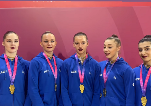 Azərbaycan komandası Avropa Kubokunda qızıl medal qazanıb