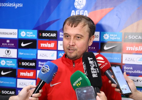 Azərbaycan millisinin baş məşqçisi: "Xorvatiyaya qarşı yaxşı oyun nümayiş etdirdik"