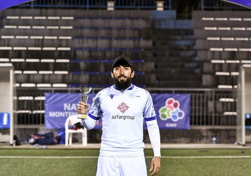 Azərbaycan millisinin futbolçusu Avropanın ən yaxşı yarımmüdafiəçisi adına layiq görülüb
