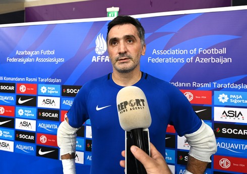 Azərbaycan millisinin qapıçısı: "Hədəf qrupu ilk pillədə başa vurmaqdır"