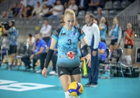 Azərbaycan millisinin voleybolçusu Rumıniyada gümüş medal qazanıb
