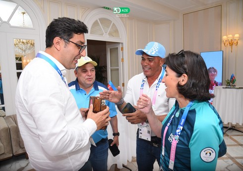 Azərbaycan Olimpiya Evində beynəlxalq qurumların nümayəndələləri ilə görüşlər keçirilib