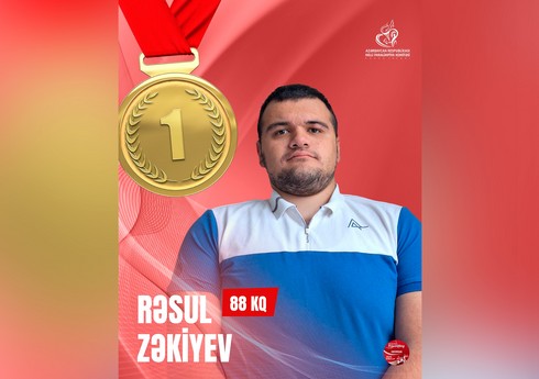 Azərbaycan parapauerliftinqçisi Dünya Kubokunda 2 qızıl medal qazanıb