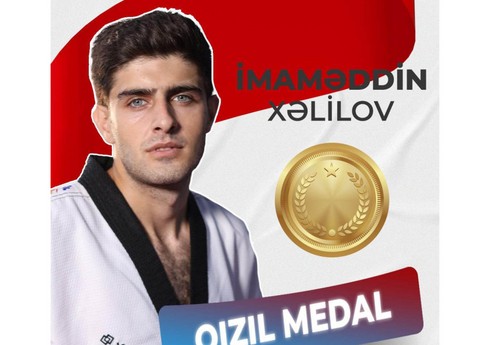 Azərbaycan parataekvondoçusu Avropa çempionatında qızıl medal qazanıb