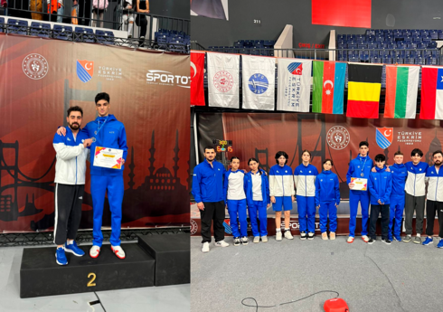 Azərbaycan qılıncoynadanı Türkiyədə gümüş medal qazanıb