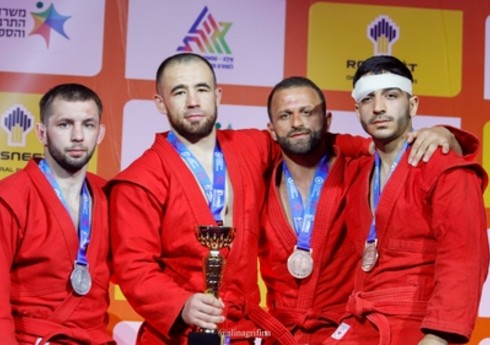 Azərbaycan samboçuları Avropa çempionatında 4 medal qazanıblar