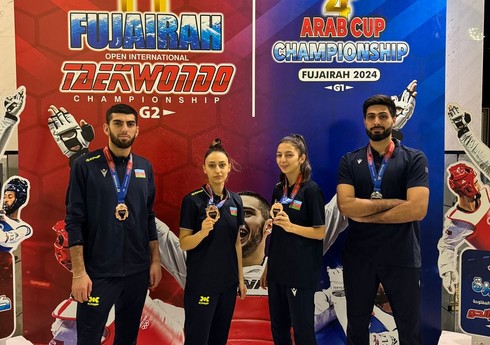 Azərbaycan taekvondoçuları beynəlxalq turnirdə 4 medal qazanıblar