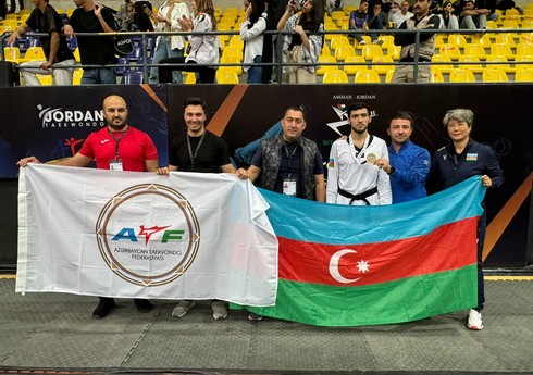 Azərbaycan taekvondoçusu "Prezident Kuboku" turnirində qızıl medal qazanıb
