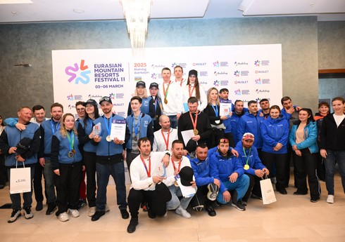 Azərbaycan təlimçiləri Avrasiya Dağ Kurortları Alyansının xizək yarışında medal qazanıblar