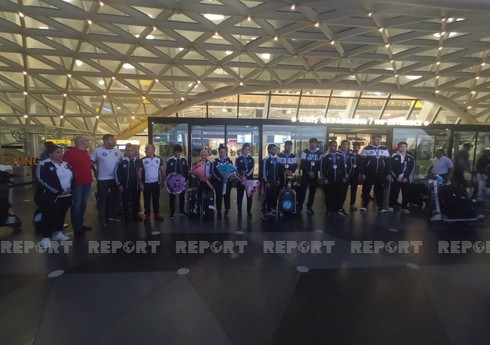 Azərbaycanın Avropa çempionatında iştirak etmiş cüdoçuları Vətənə qayıdıb