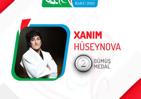 Azərbaycanın daha bir paracüdoçusu Bakıdakı yarışda medal qazanıb