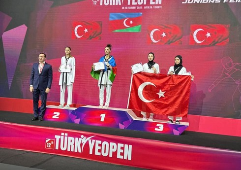 Azərbaycanın gənc taekvondoçusu beynəlxalq turnirdə qızıl medal qazanıb
