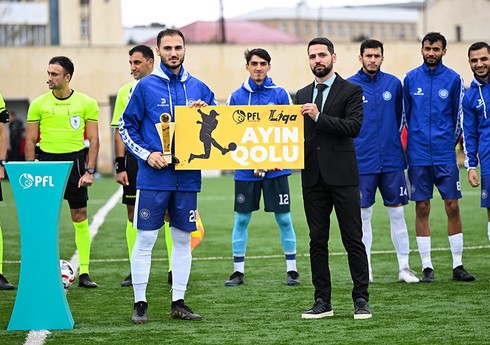 Azərbaycanın II Liqasında "Ayın qolu" layihəsinin ilk qalibi mükafatlandırılıb