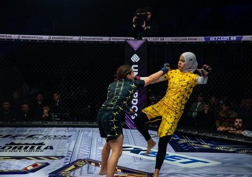 Azərbaycanın qadın MMA döyüşçüsü: "Rəqibimi boğucu fəndlə təslim olmağa məcbur edəcəyimi bilirdim"