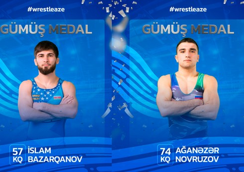 Azərbaycanın sərbəst güləşçiləri beynəlxalq turnirdə 2 gümüş medal qazanıb