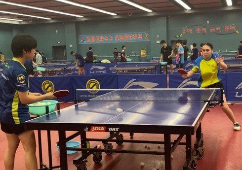 Azərbaycanın stolüstü tennisçiləri beynəlxalq yarışlara Çində hazırlaşır