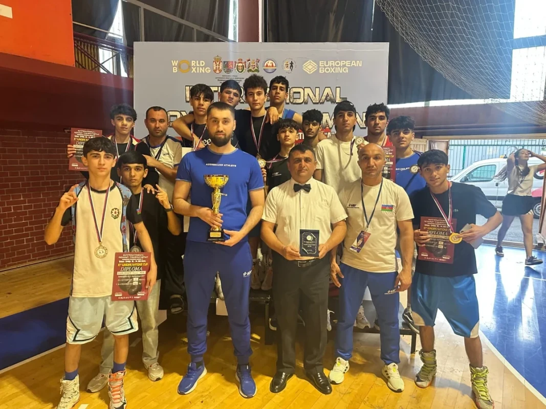 Azərbaycanın yeniyetmə boksçuları Serbiyadakı Millətlər Kubokunda 13 medal əldə ediblər