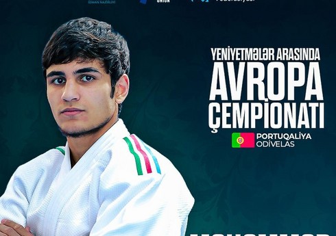Azərbaycanın yeniyetmə cüdoçusu Avropa çempionu olub