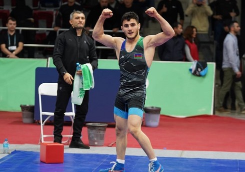 Azərbaycanın yunan-Roma güləşçisi Avropa çempionatında finala yüksəlib