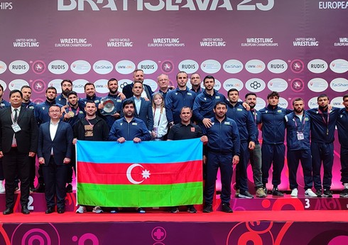 Azərbaycanın yunan-Roma güləşi millisi Avropa çempionu olub