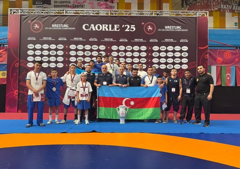 Azərbaycanın yunan-Roma güləşi millisi İtaliyada Avropa çempionu olub