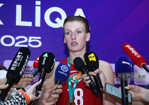 "Azərreyl"in voleybolçusu Yüksək Liqanın qalibi olmalarını şərh edib