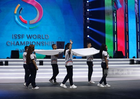 Bakıda atıcılıq üzrə dünya çempionatının açılış mərasimi keçirilib