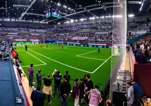 Bakıda keçirilən minifutbol üzrə dünya çempionatında azarkeş rekordu qeydə alınıb